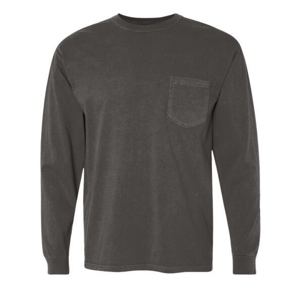 Garment Dyed Heavyweight Ringspun Long Sleeve Pocket T-Shirt Thumbnail